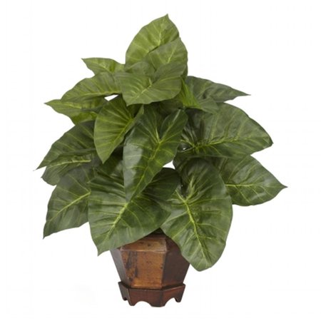 DARE2DECOR Taro with Vase Silk Plant DA664695